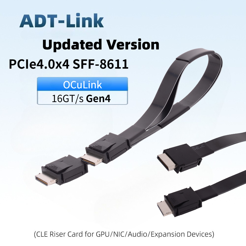 ADT-Link PCI-E 4.0 X4 SFF-8611 - огляд і ціна Oculink Egpu Mini Pc