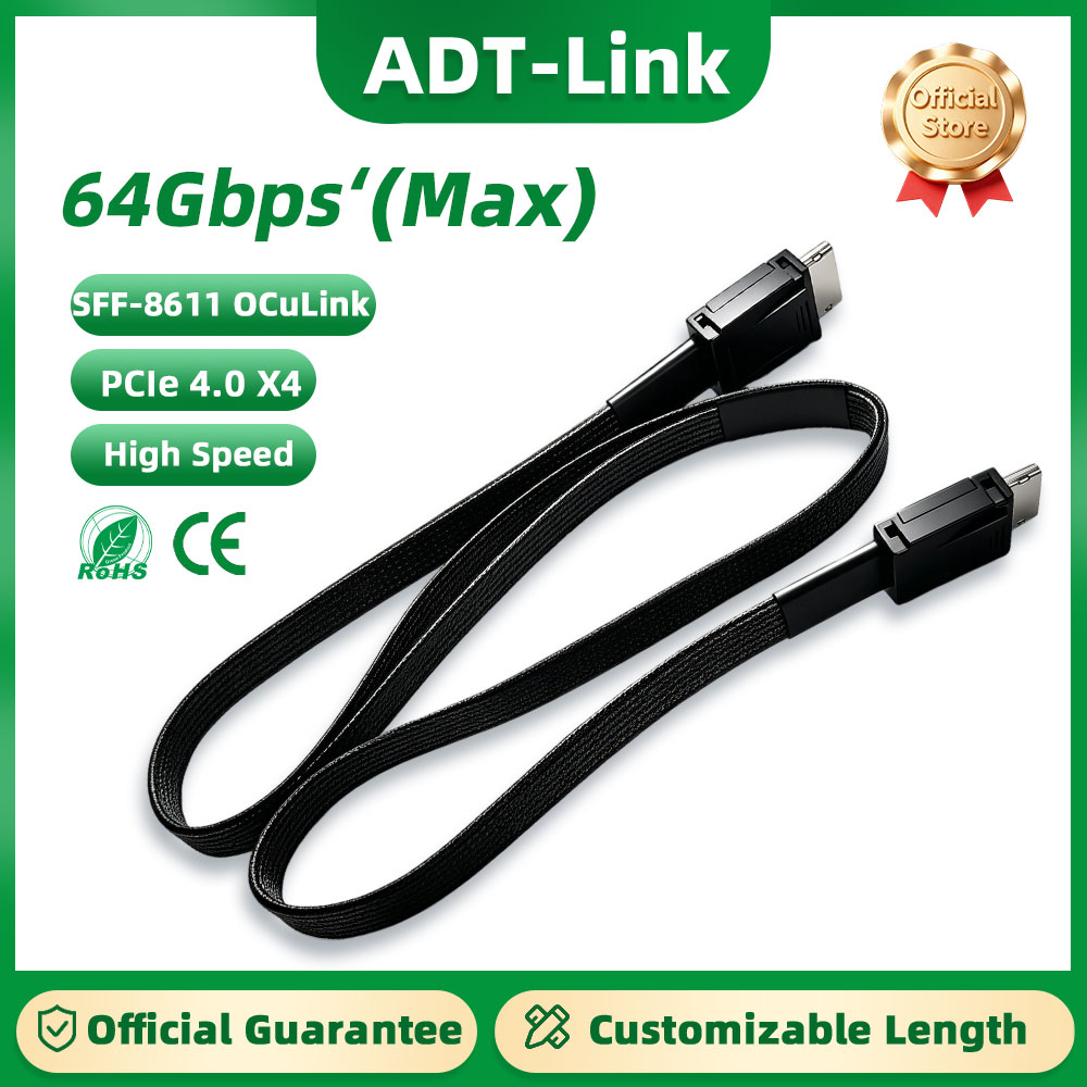 ADT-Link 64Gb Male to Male PCI - огляд і ціна Oculink Egpu Mini Pc