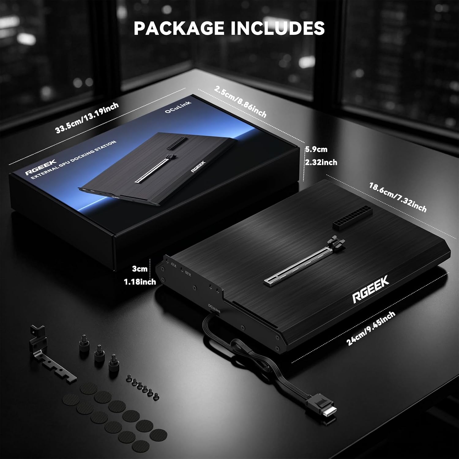 OCuLink eGPU Dock PCIe 5.0 x4  - огляд і ціна Oculink Egpu Mini Pc