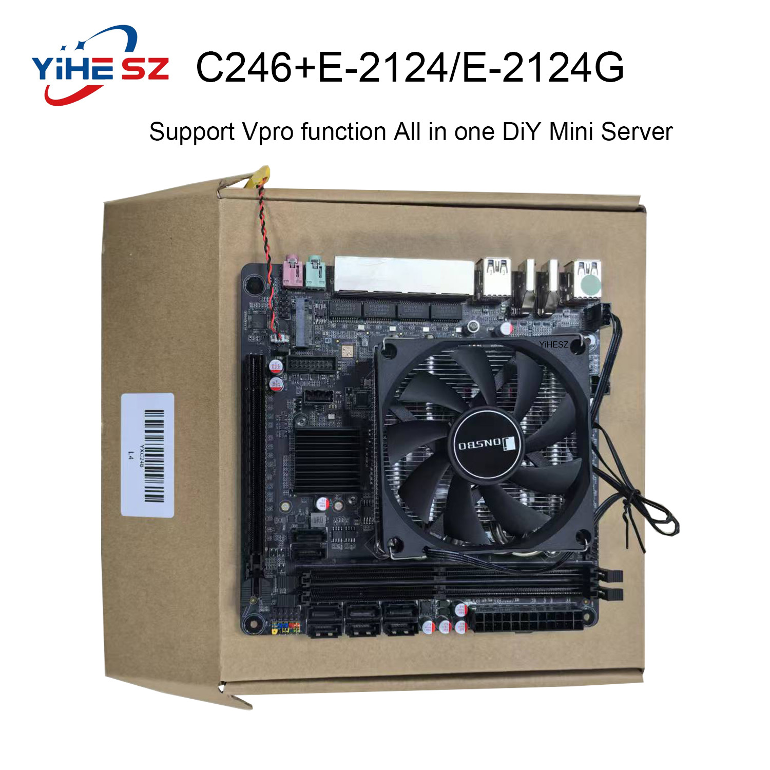 E-2124/2124G C246 Vpro NAS Mot - огляд і ціна Nas Motherboard 8 Sata Mini Itx